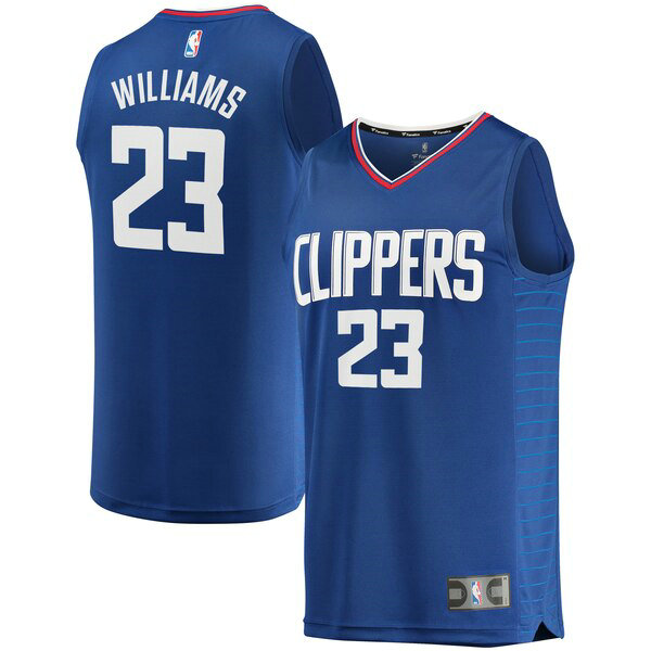 Maillot nba Los Angeles Clippers Icon Edition Homme Lou Williams 23 Bleu